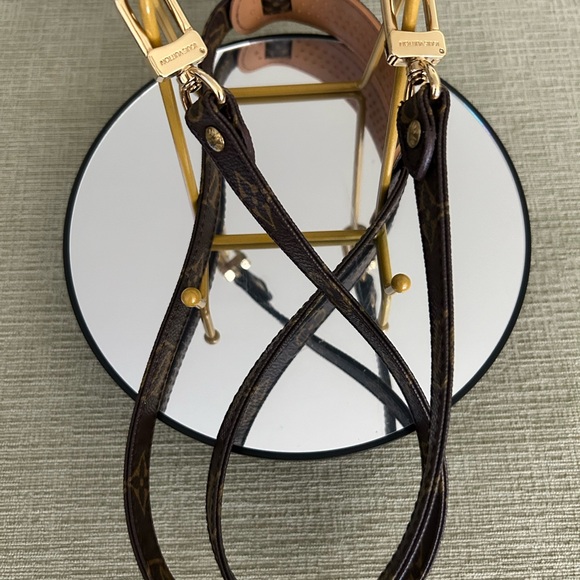 LOUIS VUITTON AUTHENTIC MONO LEATHER BAG STRAP OR BELT - Picture 7 of 9